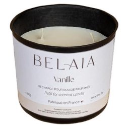 BELAIA - Recharge Bougie 200h Ambre Vanillé 500 g