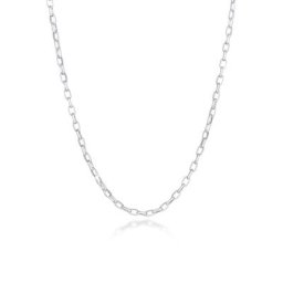 KUZZOI - KUZZOI Collier Ancre ronde pour hommes, ovale de base en 925/1000 argent massif collier 1 unité