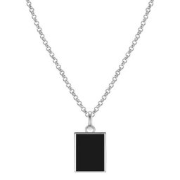 Männerglanz - Collier en argent Argent sterling Agate collier 1 unité