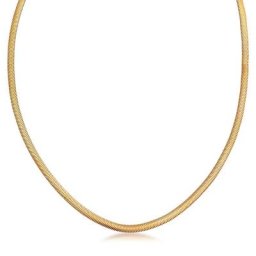 KUZZOI - KUZZOI Collier Hommes épi de maïs Chunky Chain en argent sterling 925 collier 1 unité