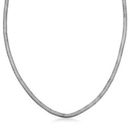KUZZOI - KUZZOI Collier Hommes épi de maïs Chunky Chain en argent sterling 925 collier 1 unité