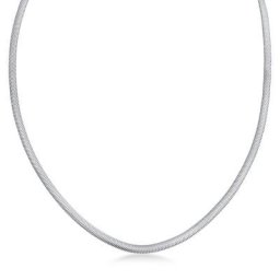 KUZZOI - KUZZOI Collier Hommes épi de maïs Chunky Chain en argent sterling 925 collier 1 unité