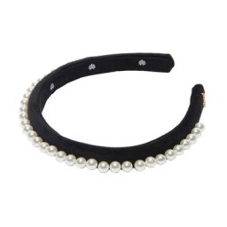 Lele Sadoughi - SLIM PEARL EMBELLISHED KNOTTED HEADBAND Bandeau 1 unité