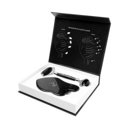 roll on jade - Black box obsidienne noire Gua sha + Roll on 1 unité