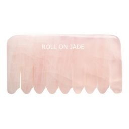 roll on jade - Peigne stimul’cuir chevelu quartz rose peigne 1 unité