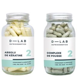 D-Lab Nutricosmetics - Nutrition-Capillaire - 3 mois Action 360° sur la synthèse de kératine 1 unité
