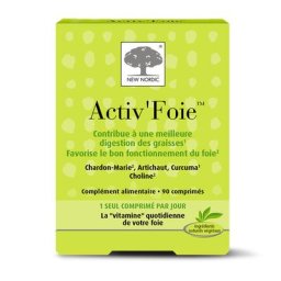 new nordic - Activ'Foie 90 CP COMPLEMENT ALIMENTAIRE 90 un