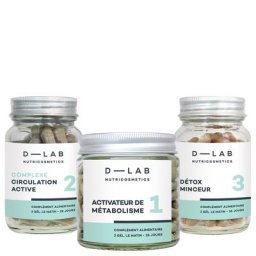 D-Lab Nutricosmetics - Programme Brûle-Graisses - 2 mois Perte de poids globale 1 unité