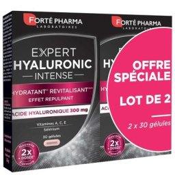 FORTE PHARMA - Lot de 2x Expert Hyaluronic Intense 30 gel Complément Alimentaire Peau 1 unité