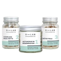 D-Lab Nutricosmetics - Programme Peau Parfaite régénérée, purifiée et matifiée 1 unité
