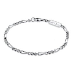 KUZZOI - KUZZOI Bracelet Hommes Massive Basique Cool en argent sterling 925 1 unité