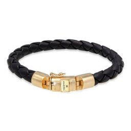 KUZZOI - KUZZOI Bracelet Cuir Fermeture de la Boîte Trend Basic Élégant Femme - ( 1 unité