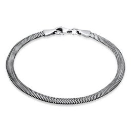 KUZZOI - KUZZOI Bracelet Femme Flat Elegant Snake Chain Herringbone Trend en argent sterli 1 unité