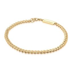KUZZOI - KUZZOI Bracelet Chaîne de Réservoirs Massif Trend Homme - (925/1000) Arg 1 unité