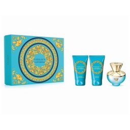 Versace - Coffret VERSACE Dylan Turquoise 50ml + 2 cadeaux Eau de Toilette 1 unité