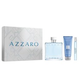 Azzaro - Chrome Coffret Eaux de Toilette + Shampooing Cheveux et Corps 1 unité
