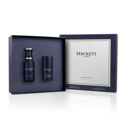 hackett - HKT ESSENTIAL Gift Set EDP 100ml + Deo Stick 75gr COFFRET EAU DE PARFUM DEODORANT STICK 1 unité