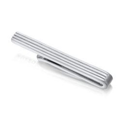KUZZOI - KUZZOIÉpingle de Cravate Hommes épingle à cravate rainures design en argent ster Bijoux 1 unité