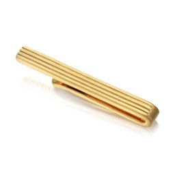 KUZZOI - KUZZOI Épingle de Cravate Hommes épingle à cravate rainures design en argent ster Bijoux 1 unité