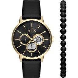 Armani Exchange - Set de montres Acier inoxydable Bijoux 1 unité