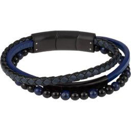 Jacques Lemans - Bracelet Cuir, Acier inoxydable 1 unité