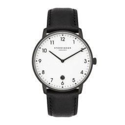 Sterzinger - Montre à quartz Urbain en Noir Cuir véritable 1 unité