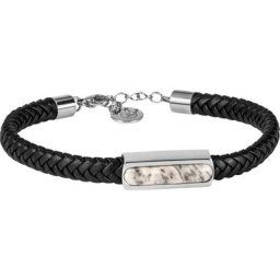Jacques Lemans - Bracelet Cuir, Acier inoxydable 1 unité