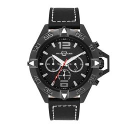 Spears&Walker - Montre à quartz Varus II en Noir Cuir véritable 1 unité