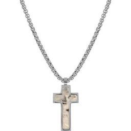 Jacques Lemans - Chaînette Acier inoxydable, Gemme collier 1 unité