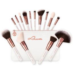 luvia cosmetics - Essential Brushes - Feather White Coffret de Pinceaux Visage et Yeux 1 unité