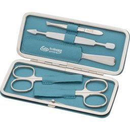 ERBE - Étui repliable, 5pièces, bleu marine Kit de soins pour les ongles 1 unité