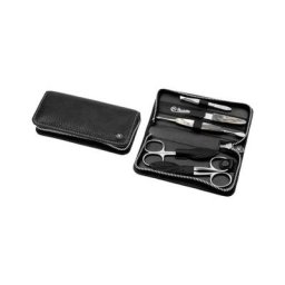 Hans Kniebes - Étui de manucure, cuir vachette tanné, 135x60mm étui 1 unité