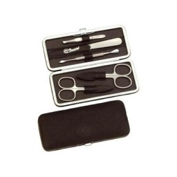 Hans Kniebes - Étui de manucure, cuir vachette Amalfi, 146x62mm étui 1 unité