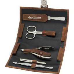 ERBE - Étui de manucure à déplier inox Kit soins pour les ongles 1 unité