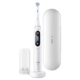 oral b - ORAL B iO BAD ELECT. 8n - Blanc BROSSES A DENTS ELECTRIQUES RECHARGEABLES 1 unité