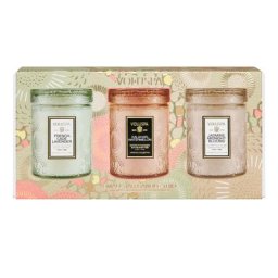 voluspa - Japonica Spring HOME REFRESH Small Jar Trio Set Bougie 1 unité