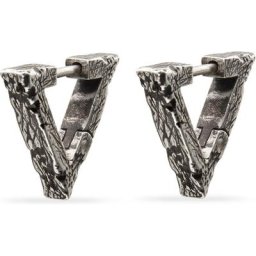 UN SAME - Créoles 925 Argent Boucles d'oreilles 1 unité