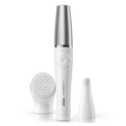 braun - Braun FaceSpa Pro 910 Épilateur Visage Blanc/Argent Epilateur + Brosse 1 unité