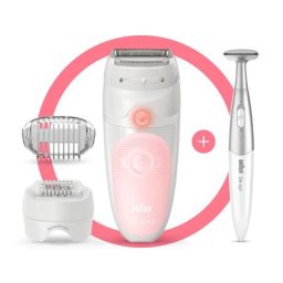 braun - Braun Silk-épil 5 5-820 Épilateur Électrique Femme, Épilation Douce Epilateur Electrique 1 unité