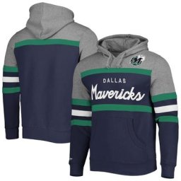 Sweat à capuche d'entraîneur-chef des Dallas Mavericks Mitchell & Ness - Hommes - Homme Taille: XL