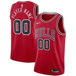 Chicago Bulls Nike Nike Icon Edition Swingman Maillot - Rouge - Personnalisé - Jeunes - Homme Taille: S (8)