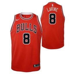 Chicago Bulls Nike Icon Swingman Maillot d'équipe de NBA - Zach Lavine - Jeunes - Homme Taille: S (8)