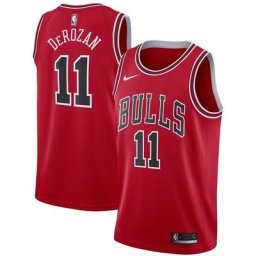 Chicago Bulls Nike Icon Edition Swingman Maillot d'équipe - Rouge - Demar DeRozan - Jeunes - unisexe Taille: S (8)