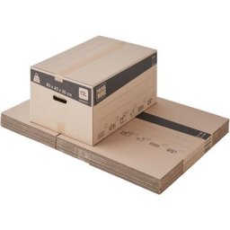 Lot de 20 cartons de déménagement 72L - 60x40x30cm - Made in France - 70% fsc certifé - Charge max