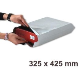 Lot de 1000 Enveloppes plastiques blanches opaques FB04 - 325x425 mm