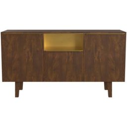 Buffet en bois de manguier 2 portes 1 niche - Taiko - Marron