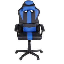 Ghost - Chaise de bureau gamer à roulettes - Réglable en hauteur 114 à 123 cm - Ergonomique,