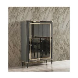 Armoire de rangement- buffet haut de luxe 115 x 167 cm - Miroir