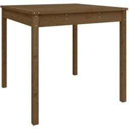 Vidaxl - Table de jardin marron miel 82,5x82,5x76 cm bois massif de pin Pin marron miel