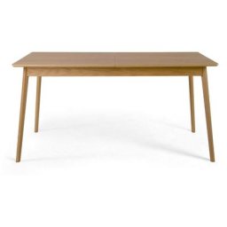 Table à manger extensible 150-200x80cm - Skoll - Couleur - Bois clair Drawer